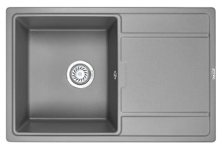 Мойка кухонная Granula GR-7804 алюминиум
