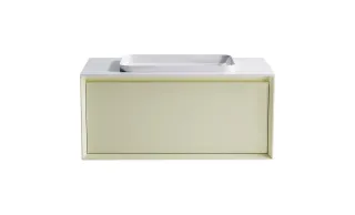 Тумба с раковиной Astra-Form Фрейм 4631177713897 90 см бежевый матовый