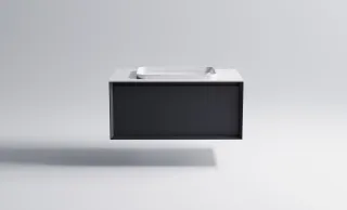 Тумба с раковиной Astra-Form Фрейм 4631177713903 90 см серый матовый