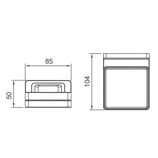 Мыльница Gappo G30802-6 чёрный