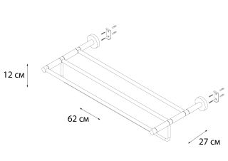 Полка для полотенец FIXSEN Modern (FX-51515)