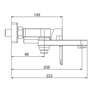 Смеситель для ванны Gappo G3248 белый/хром