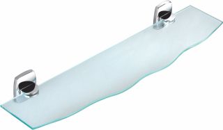 Стеклянная полка для ванной Wonzon & Woghand Porto WW-1701 хром