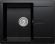 Мойка кухонная Polygran GALS-620 чёрный 444515