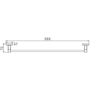 Полотенцедержатель Gappo G3801 хром