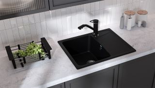 Кухонная мойка Ulgran Classic U-201-308 чёрный