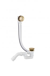 Полуавтоматический сливы-перелив для ванны Grocenberg GB240BR Бронза