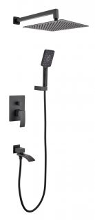 Душевая система Grocenberg GB5007 Черный матовый