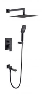 Душевая система Grocenberg GB5008 Черный матовый