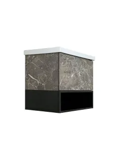 Тумба под раковину Style Line Мальта 70 PUSH ЛС-00002292 подвесная