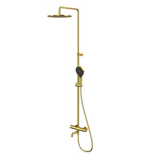 Душевая стойка термостатическая WHITECROSS Y Y1234TOPGL золото