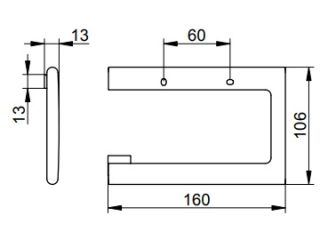 Держатель туалетной бумаги Keuco Edition 11562290000 красное золото шлифованное