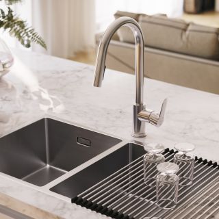 Смеситель для кухни IDDIS Cuba CUBSBP0i05 с выдвижным изливом хром