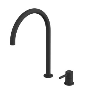 Смеситель для раковины с выносным управлением WHITECROSS Y Y1218BL чёрный матовый