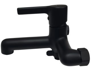 Смеситель для ванны Haiba HB60814-7 чёрный матовый