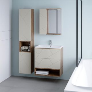 Тумба под раковину Бриклаер Кристалл 4627125416934 70 см латте