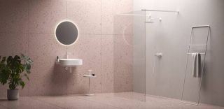 Душевая перегородка Ravak Walk-In Wall 90 GW9W70E00Z1 профиль белый стекло Transparent