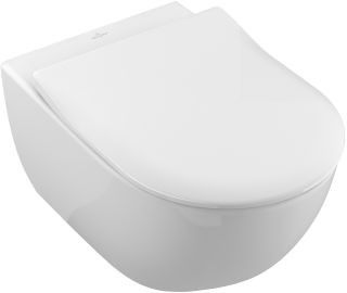 Инсталляция Geberit с безободковым унитазом Villeroy&Boch Subway 2.0 5614R201, сиденье микролифт, комплект 357238 Артикул 	458.125.21.1/5614R201