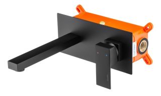 Встраиваемый смеситель для раковины Swedbe Platta 5501B чёрный