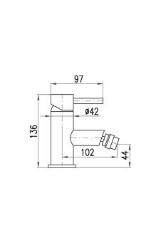 Смеситель для биде Rav Slezak Seina SE945.5KZ золото