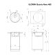 Кухонная мойка Ulgran Quartz Nora 485-07 уголь