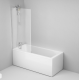 Шторка для ванны Am.pm GEM W90BS-080-140CT 80x140