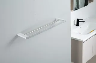 Полотенцедержатель двойной Gappo G30909-8 хром/белый