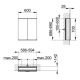 Зеркальный шкаф Keuco Royal Modular 800200060100200 60 см