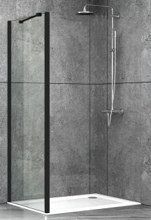 Душевая перегородка ABBER Schwarzer Diamant 90см чёрный AG90BS