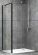 Душевая перегородка ABBER Schwarzer Diamant 90см чёрный AG90BS