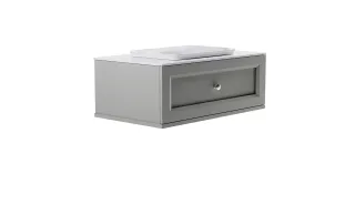 Тумба с раковиной Astra-Form Классик 4631177714184 100 см серый матовый