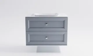 Тумба с раковиной Astra-Form Классик 4631177714351 90 см голубой матовый