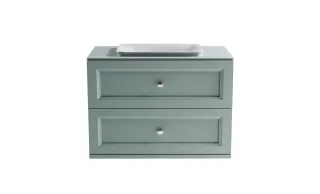 Тумба с раковиной Astra-Form Классик 4631177715846 100 см зелёный матовый
