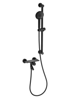 Смеситель для ванны с душевым гарнитуром Wonzon & Woghand Click WW-FE05L222-MB чёрный матовый