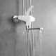 Душевая стойка Shevanik S8036F белый/хром
