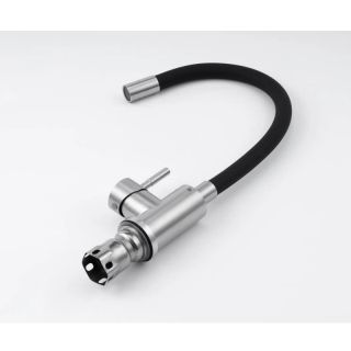 Смеситель для кухни с гибким изливом Knotlor SS-02, сатин