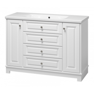 Напольная тумба под раковину Misty Ларго 120 см П-Лар-07120-01-3Я белый