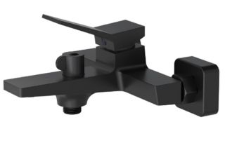 Смеситель для ванны Haiba HB60818-7 чёрный матовый