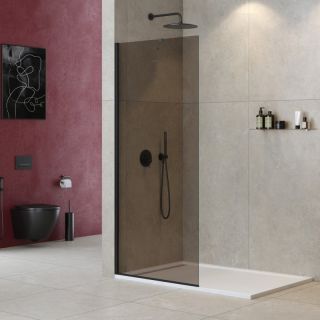 Душевая перегородка CEZARES LIBERTA-L-1-TB-120-BR-NERO