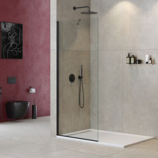 Душевая перегородка CEZARES LIBERTA-L-1-TB-120-C-NERO