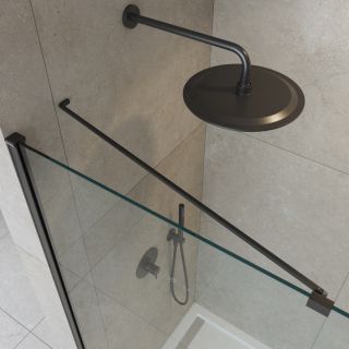 Душевая перегородка CEZARES LIBERTA-L-1-TB-85-C-NERO