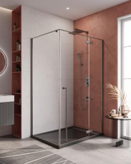 Душевой уголок CEZARES LINER-AH-1-120/90-C-GM-R