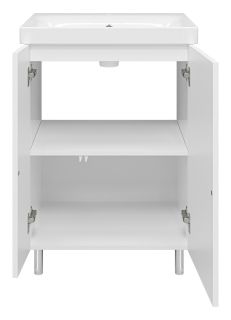 Напольная тумба под раковину Misty Лира 60см белый
