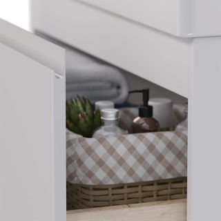 Тумба под раковину Lemark Veon Mini LM02VM70T 70 см белый глянец