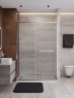 Душевая дверь CEZARES  LUX-B-FS-11-140-C-CR хром