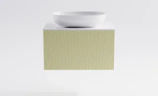 Тумба с раковиной Astra-Form М-40 4631177713514 70 см бежевый матовый