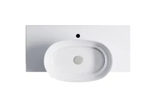 Тумба с раковиной Astra-Form М-40 Slim 4631177714665 100 см серый матовый