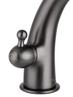 Смеситель на борт ванны Wonzon & Woghand Steam WW-88659008-BGM тёмный графит