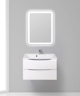 Тумба под раковину BelBagno подвесная 75x53см Bianco Lucido MARINO-750-2C-SO-BL-P