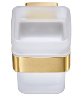 Держатель со стаканом Milacio Ultra MCU.951.GD брашированное золото